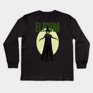 Elphaba 🧙‍♀️ Kids Long Sleeve T-Shirt